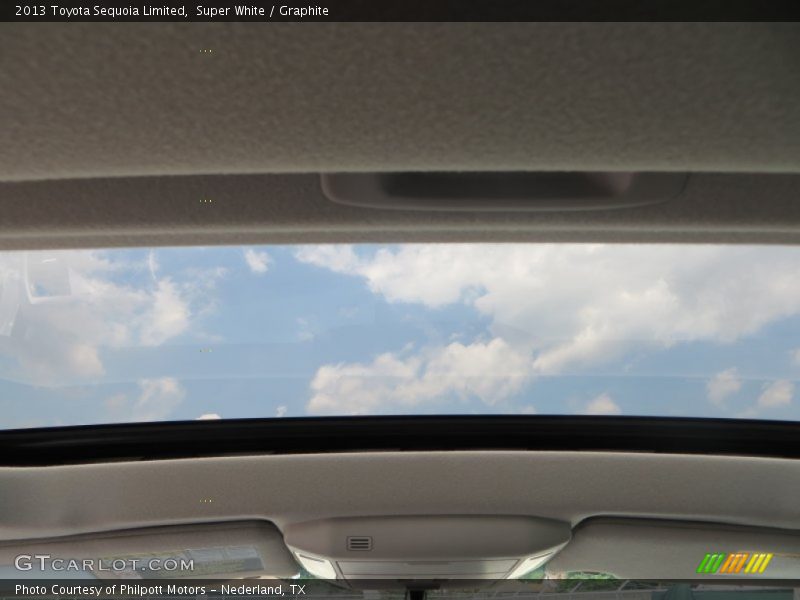 Super White / Graphite 2013 Toyota Sequoia Limited