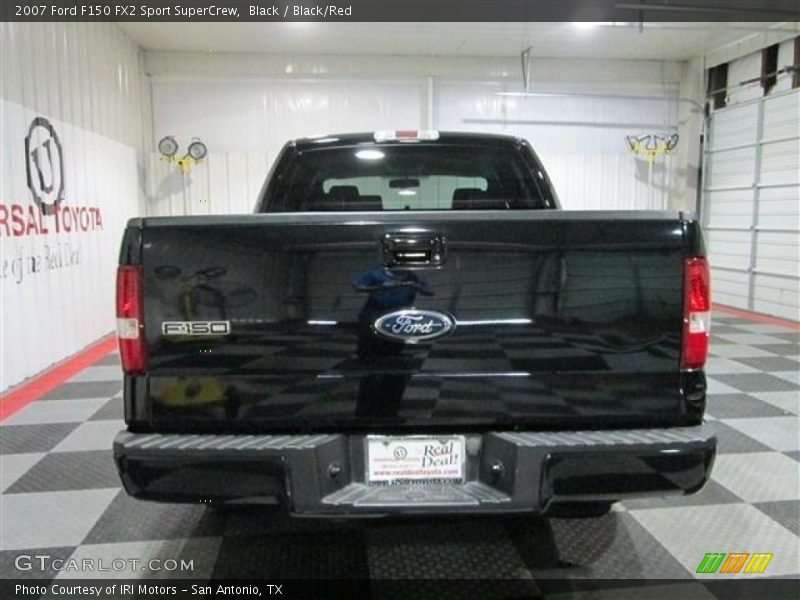 Black / Black/Red 2007 Ford F150 FX2 Sport SuperCrew