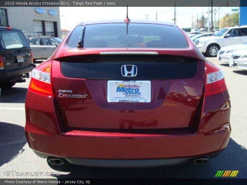 Tango Red Pearl / Ivory 2010 Honda Accord Crosstour EX-L