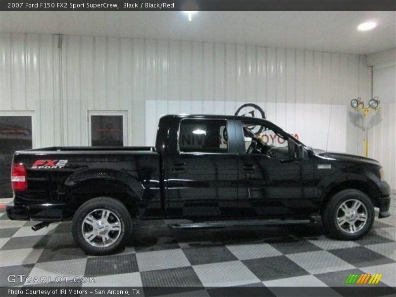 Black / Black/Red 2007 Ford F150 FX2 Sport SuperCrew