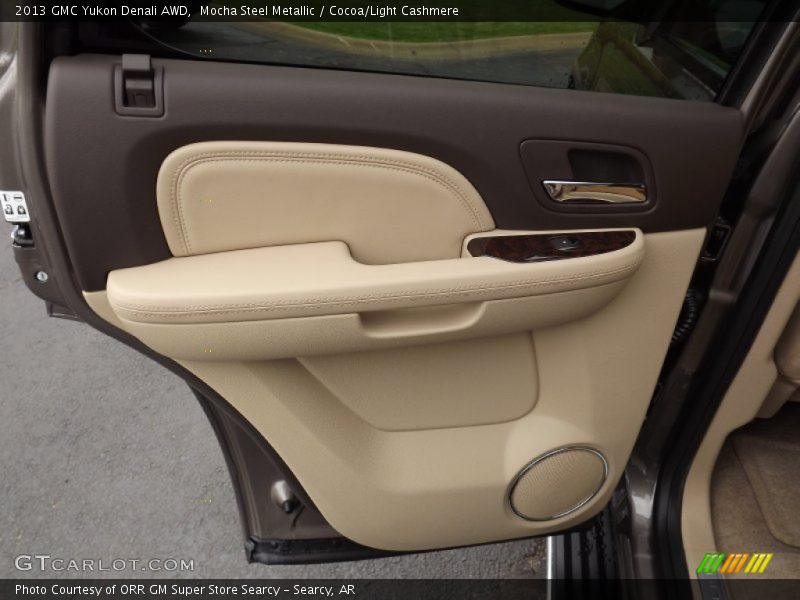 Mocha Steel Metallic / Cocoa/Light Cashmere 2013 GMC Yukon Denali AWD