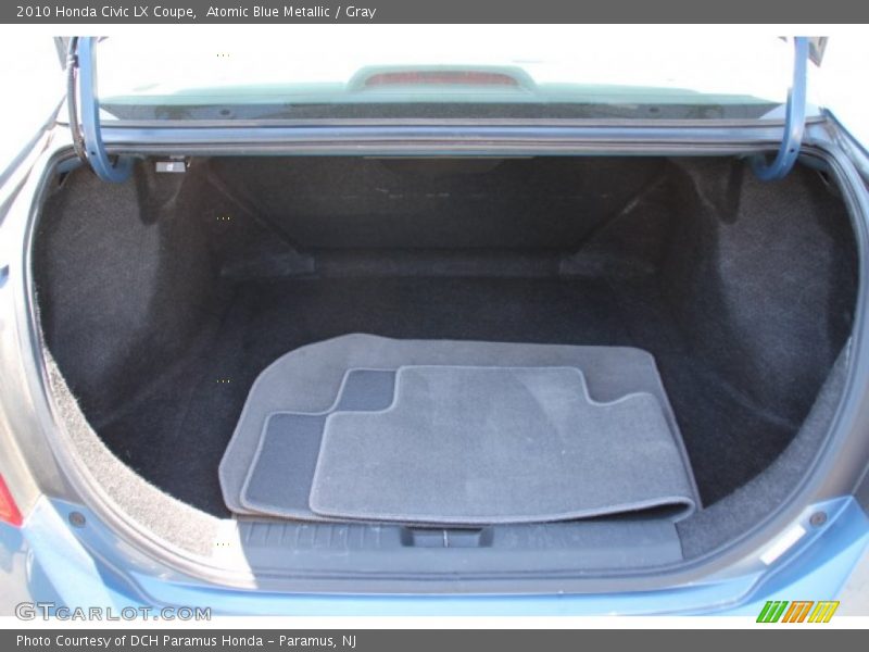 Atomic Blue Metallic / Gray 2010 Honda Civic LX Coupe