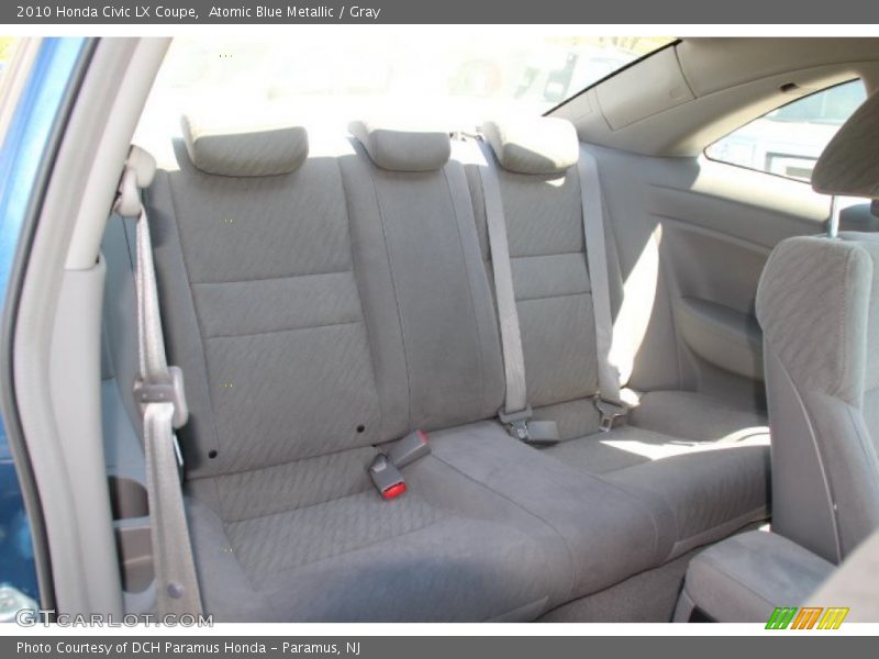 Atomic Blue Metallic / Gray 2010 Honda Civic LX Coupe