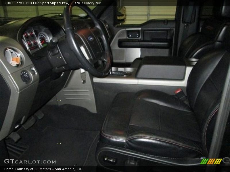Black / Black/Red 2007 Ford F150 FX2 Sport SuperCrew