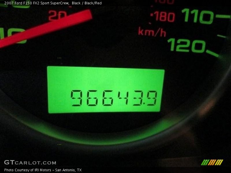 Black / Black/Red 2007 Ford F150 FX2 Sport SuperCrew