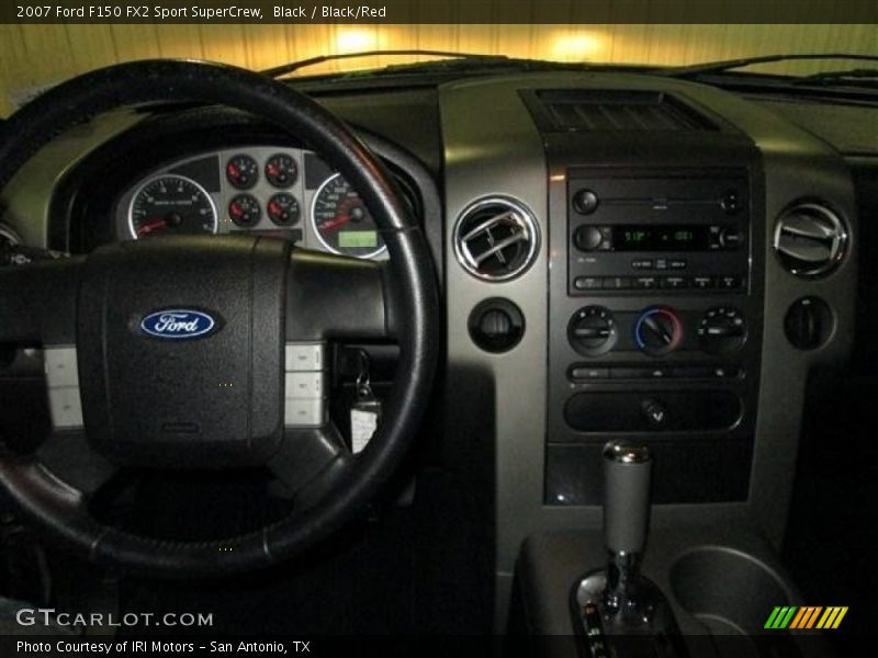 Black / Black/Red 2007 Ford F150 FX2 Sport SuperCrew