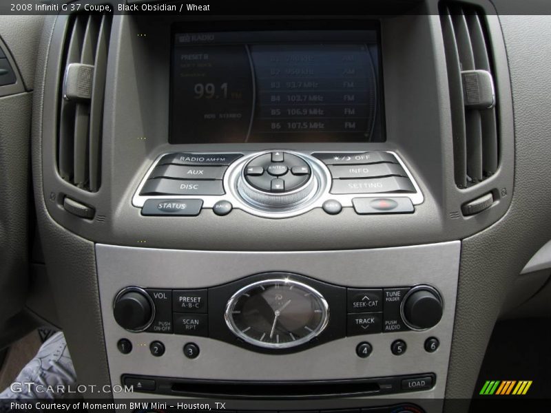 Black Obsidian / Wheat 2008 Infiniti G 37 Coupe