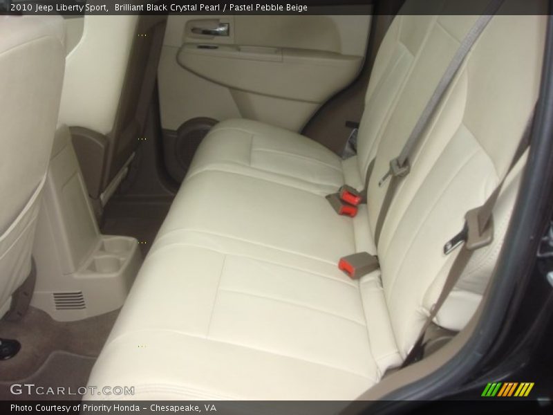 Brilliant Black Crystal Pearl / Pastel Pebble Beige 2010 Jeep Liberty Sport