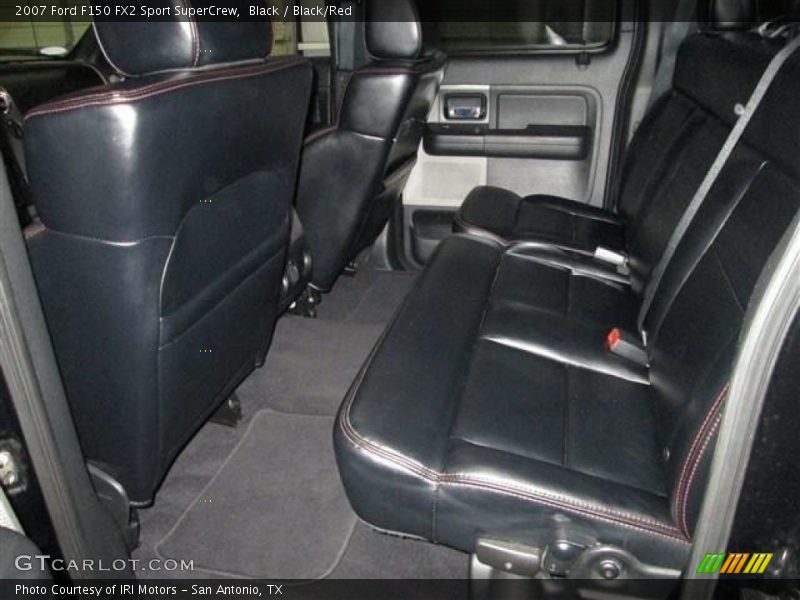 Black / Black/Red 2007 Ford F150 FX2 Sport SuperCrew