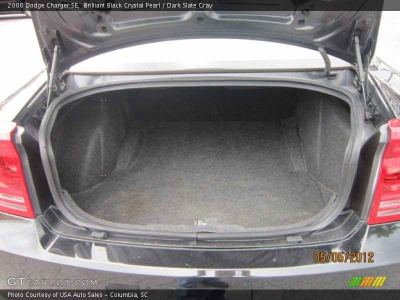 Brilliant Black Crystal Pearl / Dark Slate Gray 2008 Dodge Charger SE