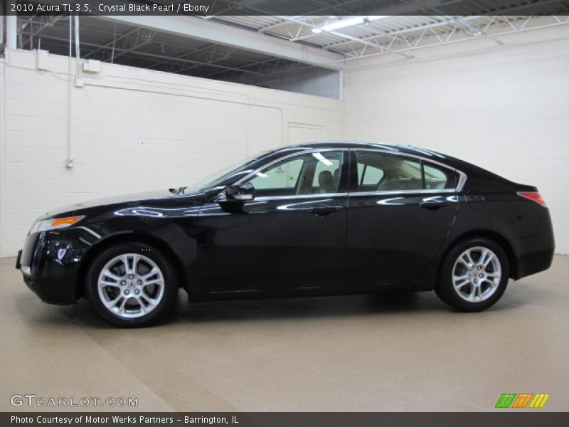 Crystal Black Pearl / Ebony 2010 Acura TL 3.5