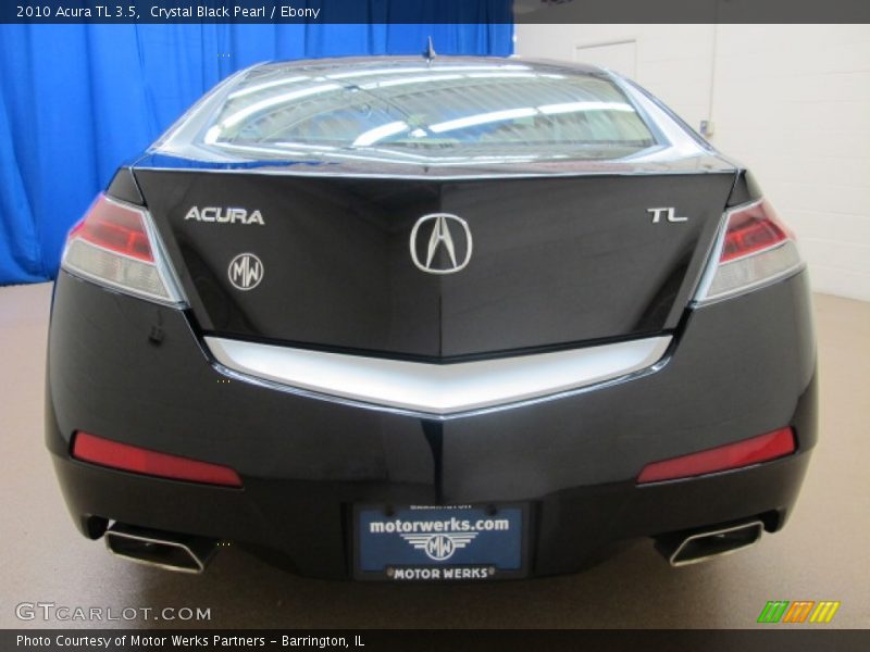 Crystal Black Pearl / Ebony 2010 Acura TL 3.5