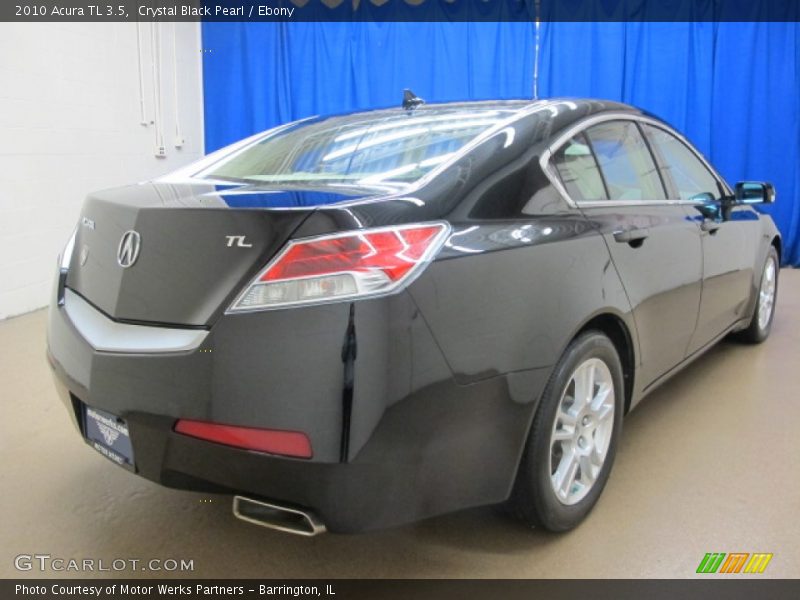 Crystal Black Pearl / Ebony 2010 Acura TL 3.5