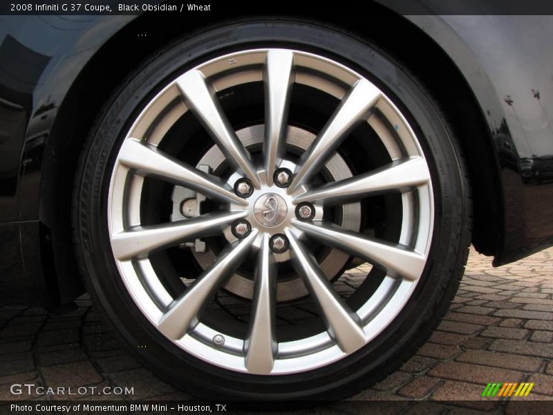 Black Obsidian / Wheat 2008 Infiniti G 37 Coupe