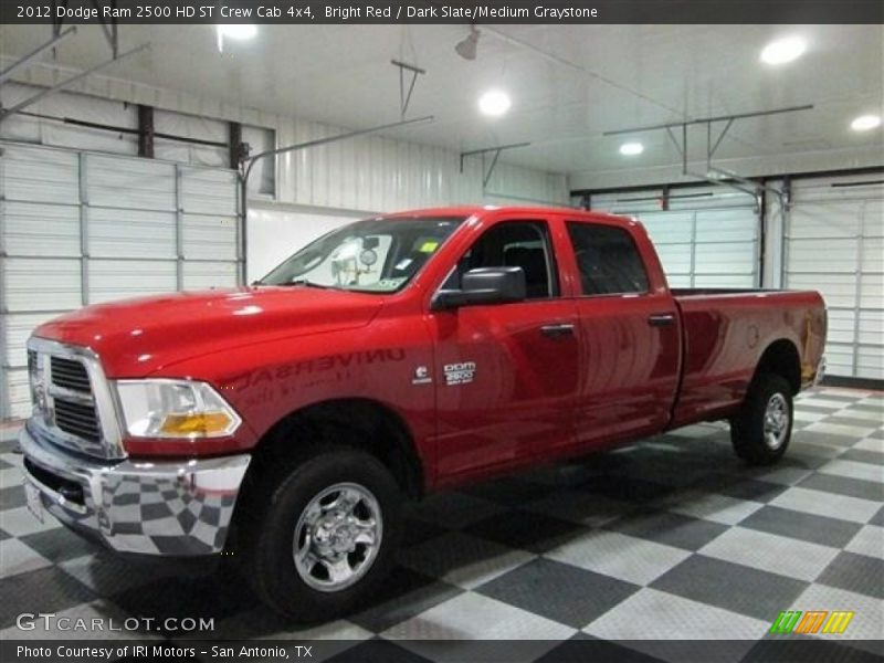 Bright Red / Dark Slate/Medium Graystone 2012 Dodge Ram 2500 HD ST Crew Cab 4x4