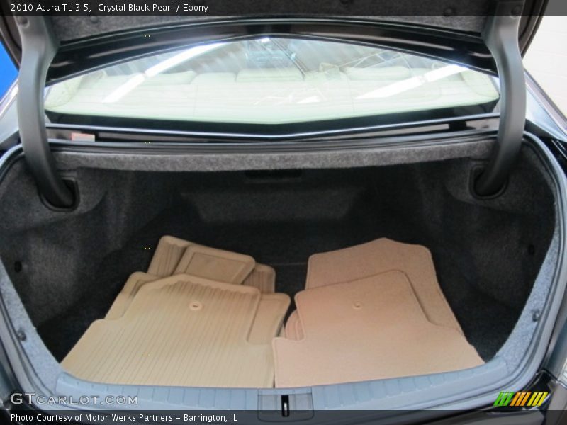 Crystal Black Pearl / Ebony 2010 Acura TL 3.5