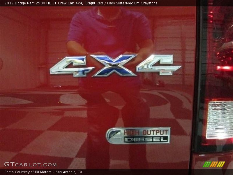 Bright Red / Dark Slate/Medium Graystone 2012 Dodge Ram 2500 HD ST Crew Cab 4x4