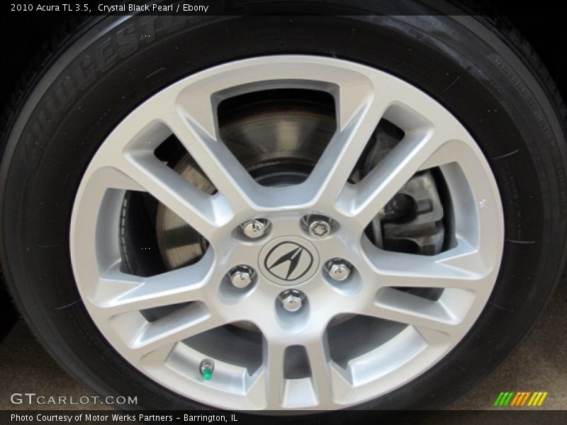 Crystal Black Pearl / Ebony 2010 Acura TL 3.5
