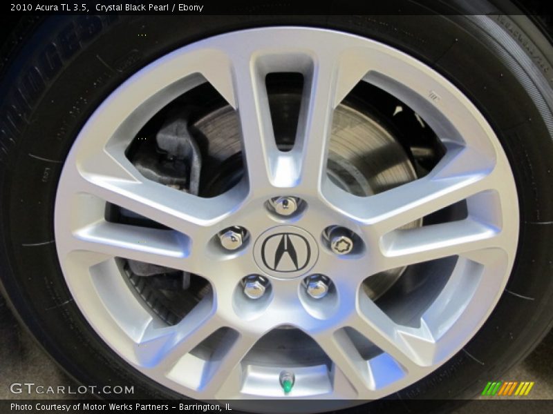 Crystal Black Pearl / Ebony 2010 Acura TL 3.5