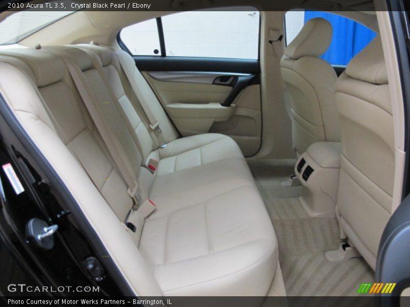 Crystal Black Pearl / Ebony 2010 Acura TL 3.5