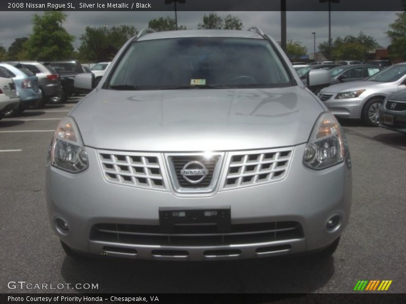 Silver Ice Metallic / Black 2008 Nissan Rogue SL