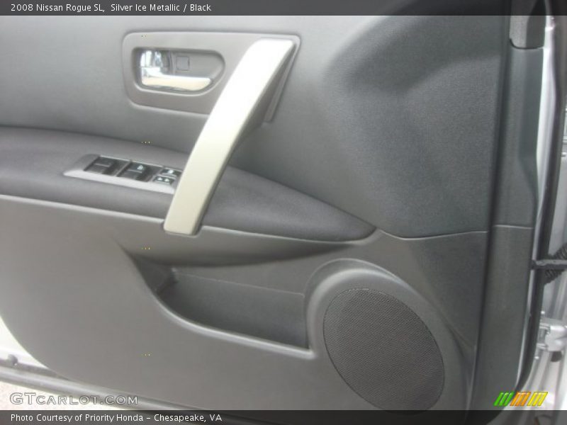 Silver Ice Metallic / Black 2008 Nissan Rogue SL