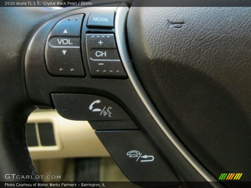 Crystal Black Pearl / Ebony 2010 Acura TL 3.5