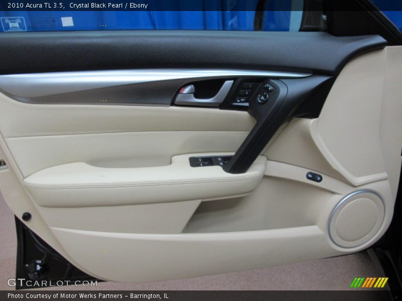 Crystal Black Pearl / Ebony 2010 Acura TL 3.5