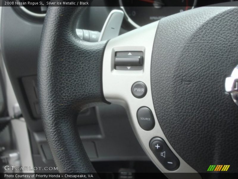 Silver Ice Metallic / Black 2008 Nissan Rogue SL