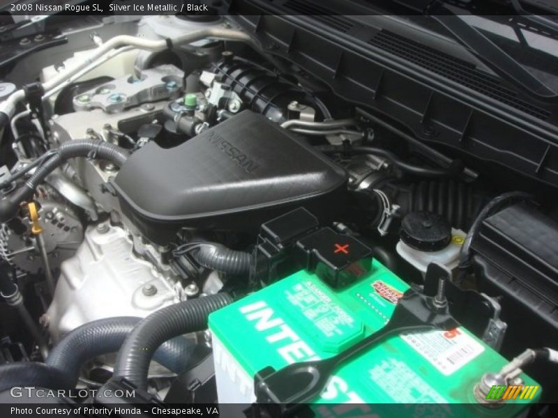 Silver Ice Metallic / Black 2008 Nissan Rogue SL