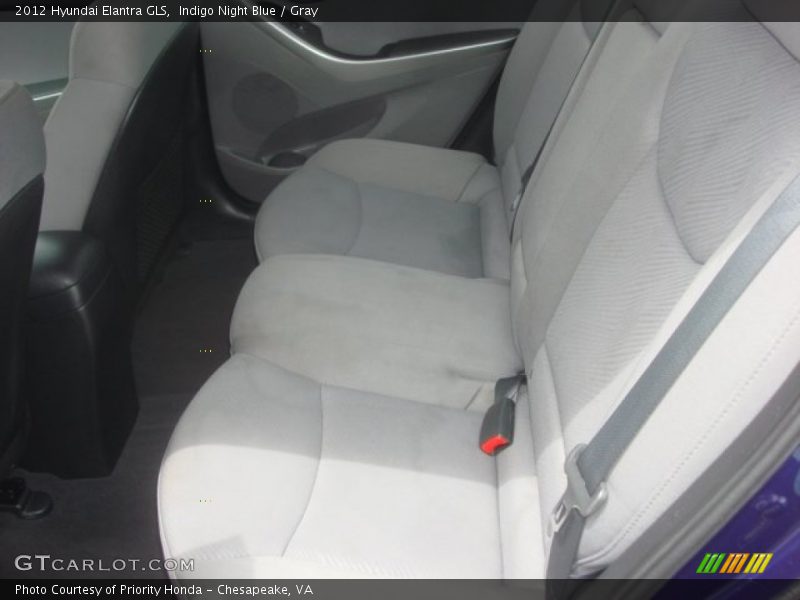 Indigo Night Blue / Gray 2012 Hyundai Elantra GLS