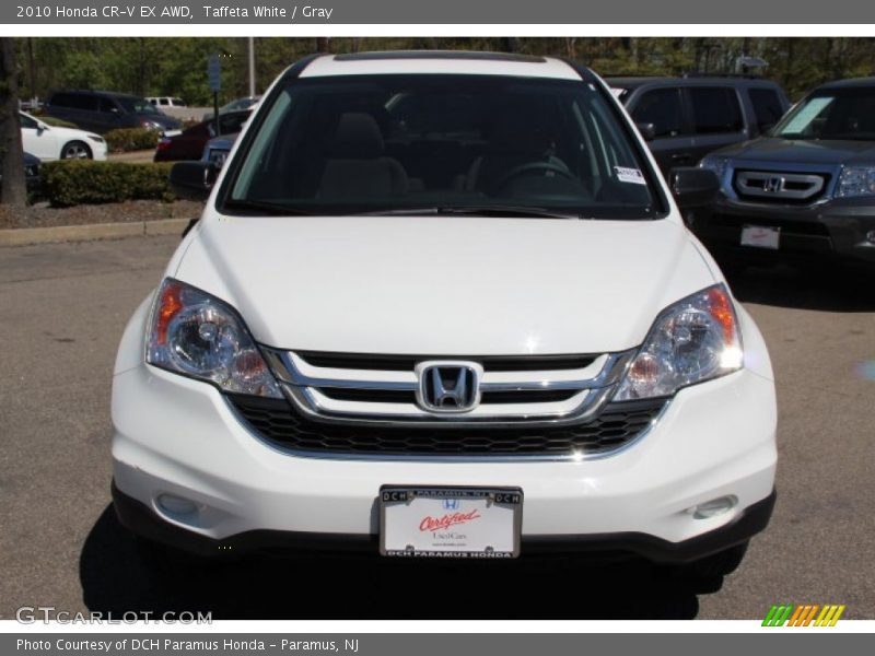 Taffeta White / Gray 2010 Honda CR-V EX AWD