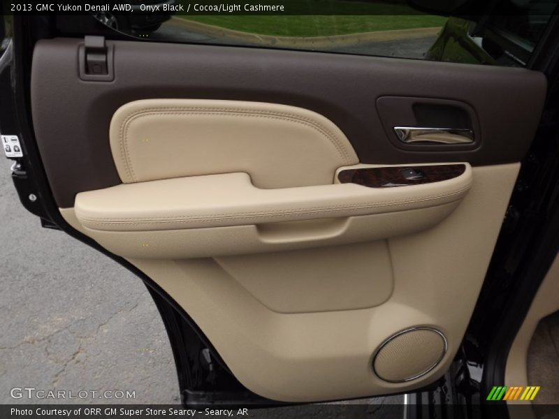 Onyx Black / Cocoa/Light Cashmere 2013 GMC Yukon Denali AWD