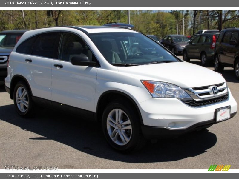 Taffeta White / Gray 2010 Honda CR-V EX AWD
