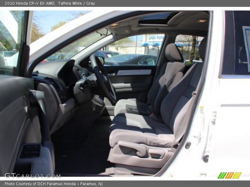 Taffeta White / Gray 2010 Honda CR-V EX AWD