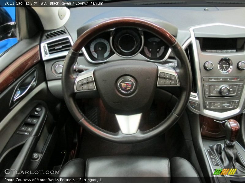Black Raven / Ebony/Titanium 2011 Cadillac SRX FWD