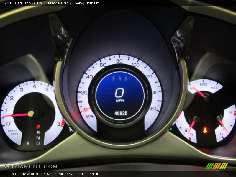 Black Raven / Ebony/Titanium 2011 Cadillac SRX FWD