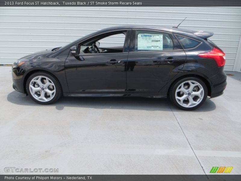 Tuxedo Black / ST Smoke Storm Recaro Seats 2013 Ford Focus ST Hatchback