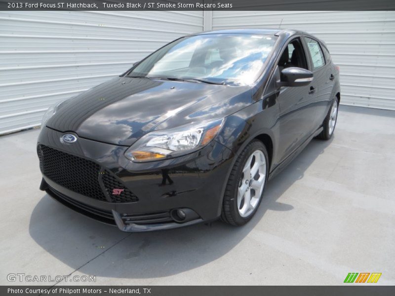Tuxedo Black / ST Smoke Storm Recaro Seats 2013 Ford Focus ST Hatchback