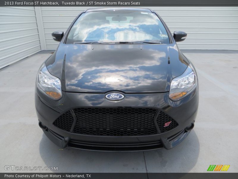 Tuxedo Black / ST Smoke Storm Recaro Seats 2013 Ford Focus ST Hatchback