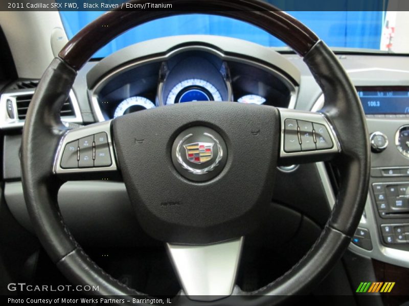 Black Raven / Ebony/Titanium 2011 Cadillac SRX FWD