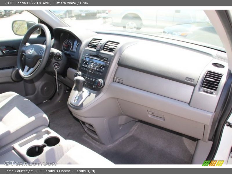 Taffeta White / Gray 2010 Honda CR-V EX AWD