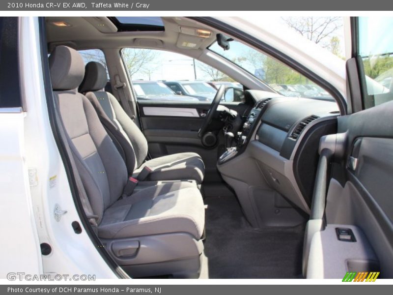 Taffeta White / Gray 2010 Honda CR-V EX AWD