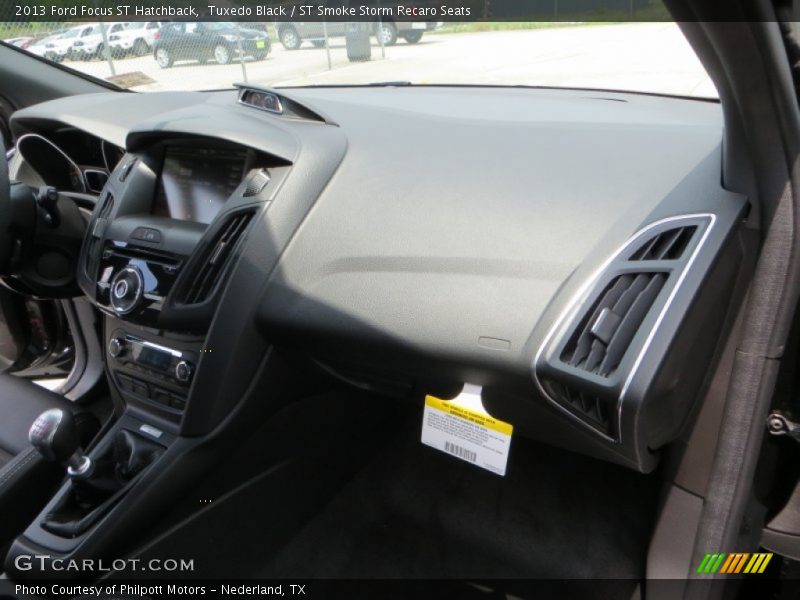 Tuxedo Black / ST Smoke Storm Recaro Seats 2013 Ford Focus ST Hatchback
