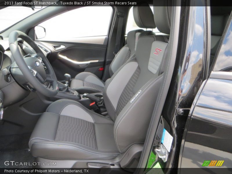  2013 Focus ST Hatchback ST Smoke Storm Recaro Seats Interior
