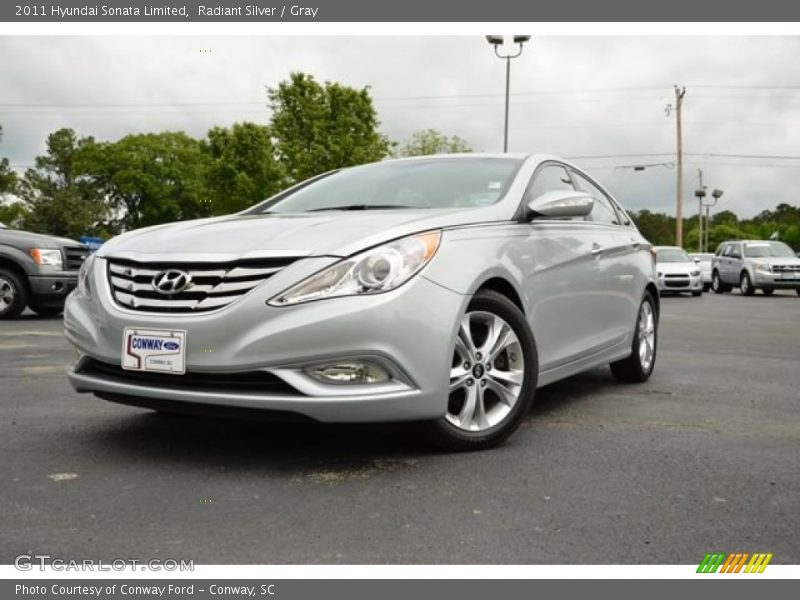 Radiant Silver / Gray 2011 Hyundai Sonata Limited