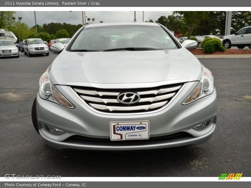 Radiant Silver / Gray 2011 Hyundai Sonata Limited