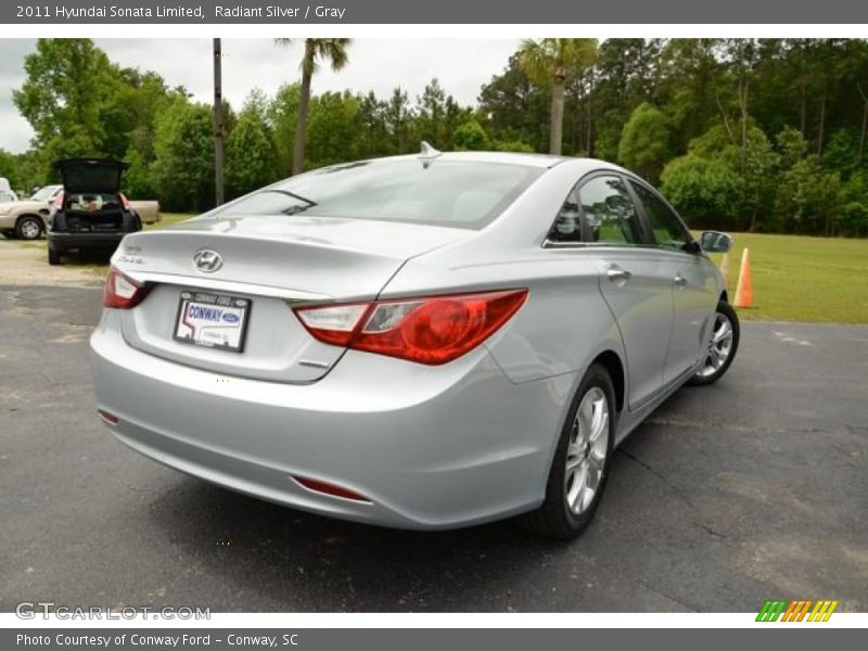 Radiant Silver / Gray 2011 Hyundai Sonata Limited