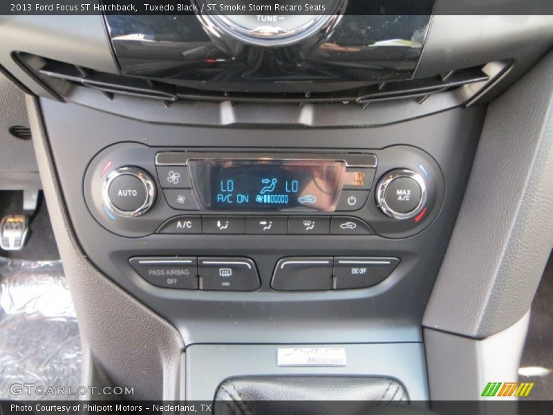 Tuxedo Black / ST Smoke Storm Recaro Seats 2013 Ford Focus ST Hatchback