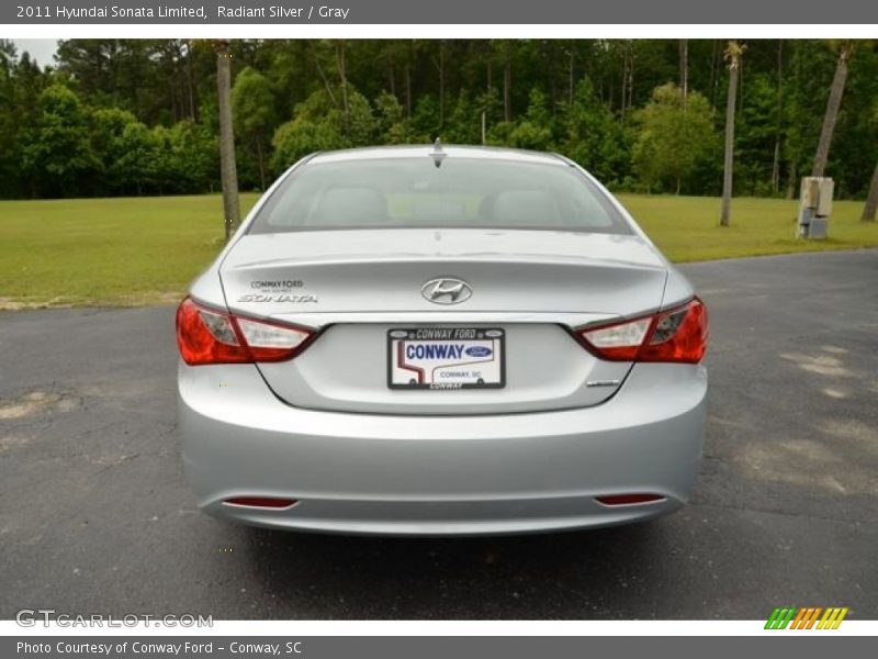 Radiant Silver / Gray 2011 Hyundai Sonata Limited